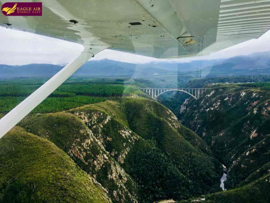 Green Mountains From A Plane